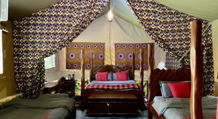 luxury tented accommodation