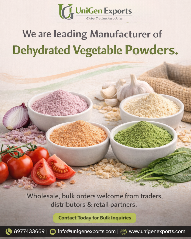 From Local Farms to Global Markets: The Supply Chain of Dehydrated Vegetables From Local Farms to Global Markets: The Supply Chain of Dehydrated Vegetables