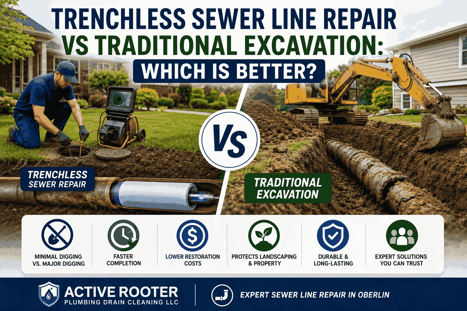Sewer Line Repair in Oberlin Sewer Line Repair in Oberlin